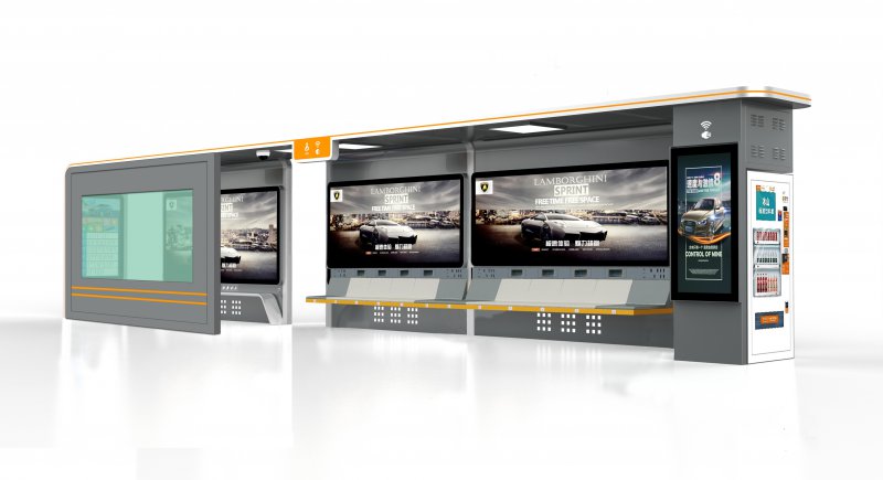 带你了解智能候车亭